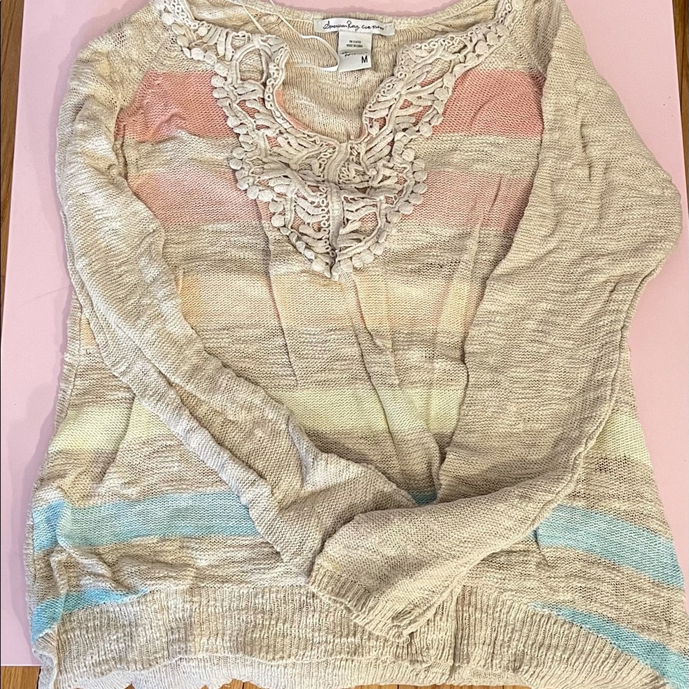 Cute V-neck sweater